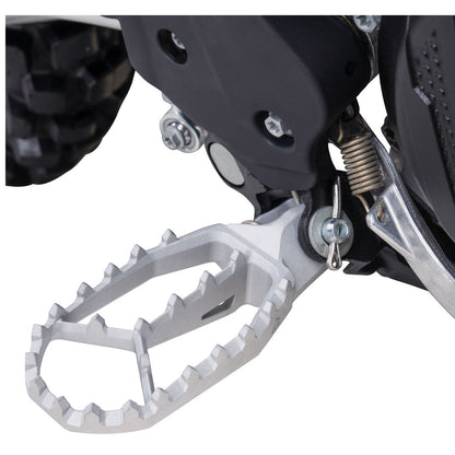 Tusk Blitz Titanium Moto Foot Pegs Jet Fuel KTM 125 SX (Fuel Injected) 2022-2026 - Adventure Parts