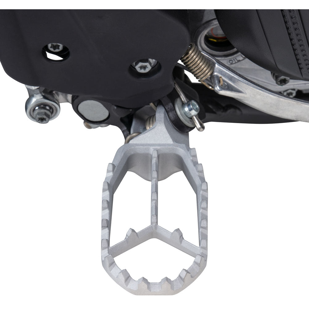 Tusk Blitz Titanium Moto Foot Pegs Jet Fuel KTM 125 SX (Fuel Injected) 2022-2026 - Adventure Parts