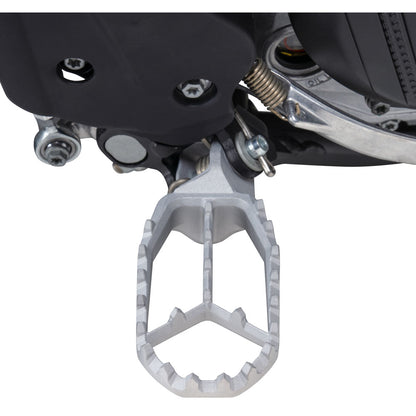 Tusk Blitz Titanium Moto Foot Pegs Jet Fuel KTM 125 SX (Fuel Injected) 2022-2026 - Adventure Parts