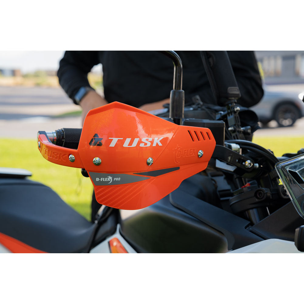 Tusk D-Flex Pro Adventure Handguards Kawasaki KLR650 1987–2026 - Adventure Parts