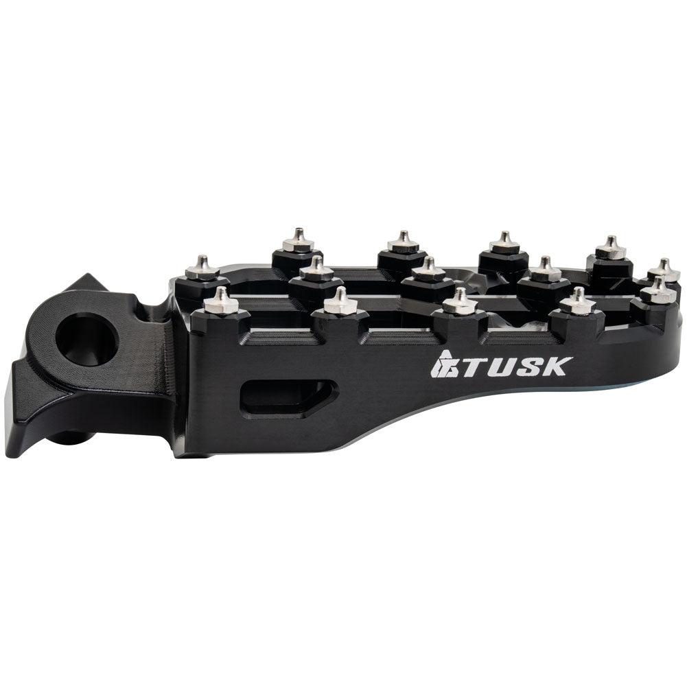 Tusk Strike Billet Moto Foot Pegs Black Yamaha WR250/400/450 F 1998-2024