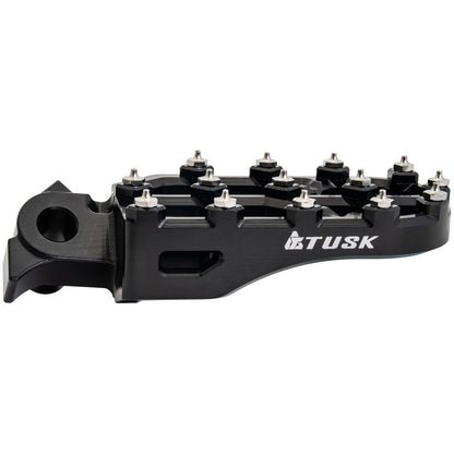 Tusk Strike Billet Moto Foot Pegs Black Yamaha WR250/400/450 F 1998-2024