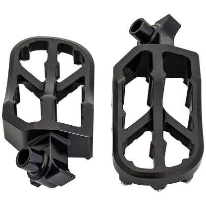 Tusk Strike Billet Moto Foot Pegs Black Yamaha WR250/400/450 F 1998-2024