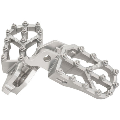 Tusk Strike Billet Moto Foot Pegs Black Yamaha WR250/400/450 F 1998-2024