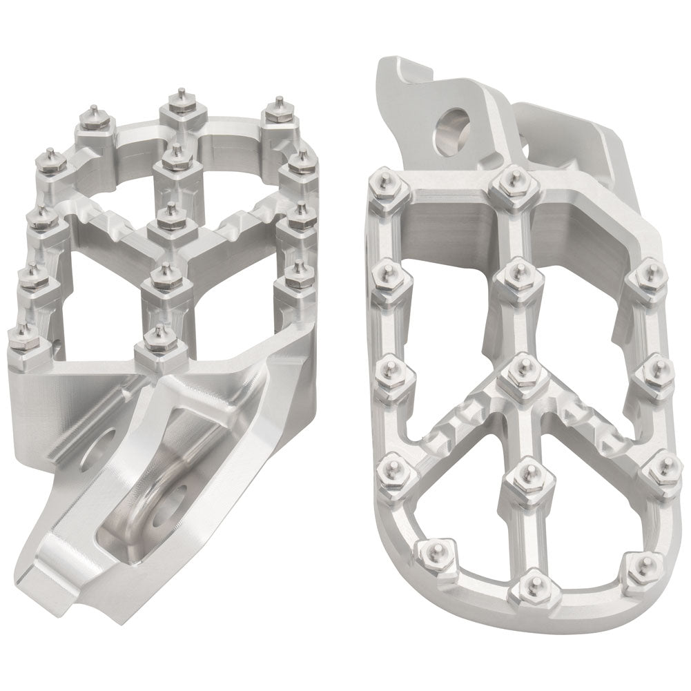 Tusk Strike Billet Moto Foot Pegs Black Yamaha WR250/400/450 F 1998-2024