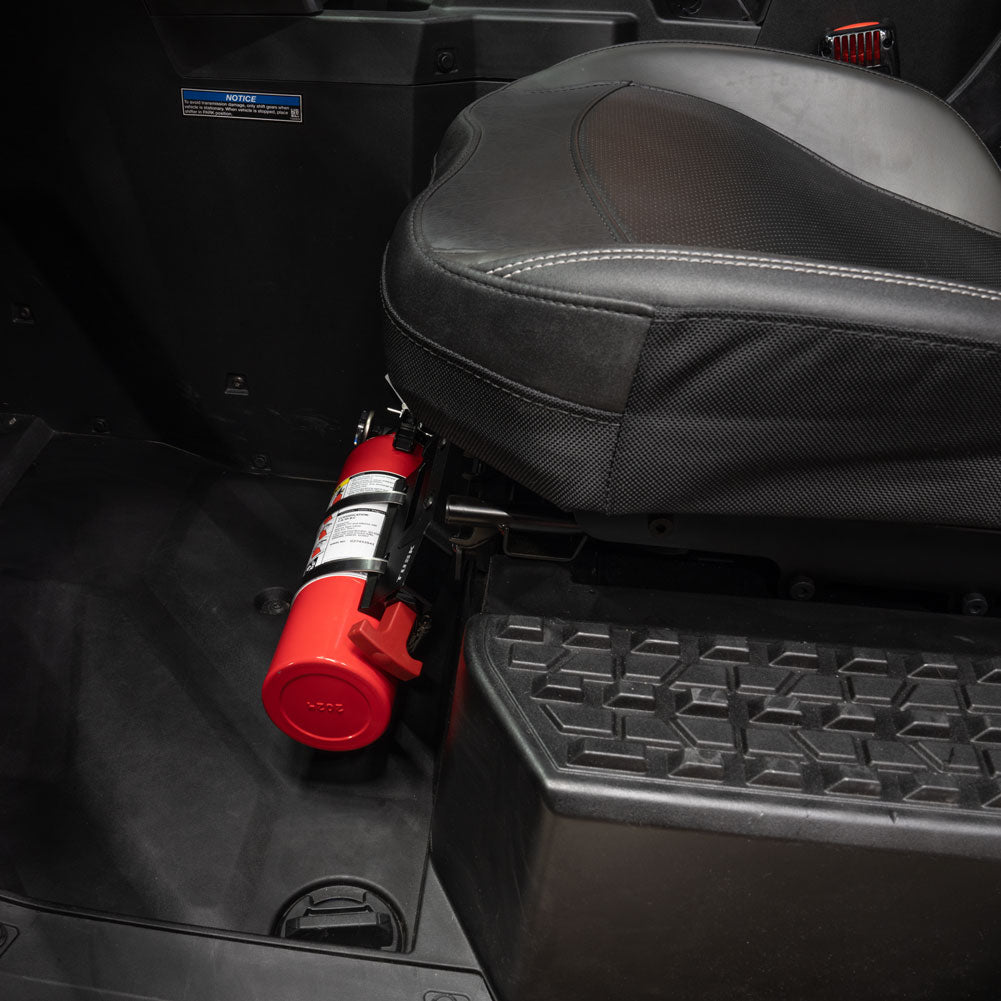 Tusk UTV Billet Fire Extinguisher Under Seat Kit Polaris XPEDITION ADV 5 Northstar 2024–2026 - Adventure Parts