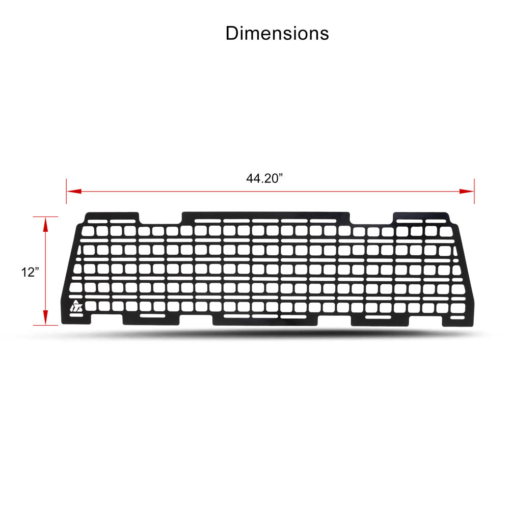 Tusk Aluminum MOLLE Panel Overhead Polaris RZR XP 1000 Premium 2024–2026