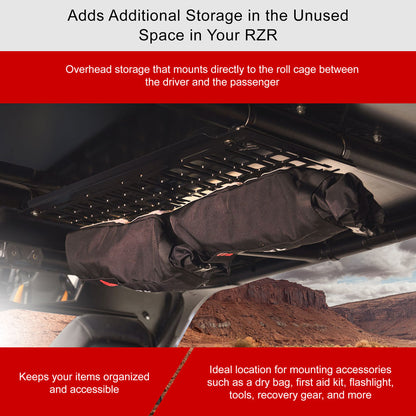 Tusk Aluminum MOLLE Panel Overhead Polaris RZR Pro XP 4 Premium 2020–2026