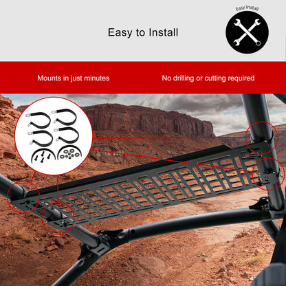 Tusk Aluminum MOLLE Panel Overhead Polaris RZR Pro XP 4 Premium 2020–2026