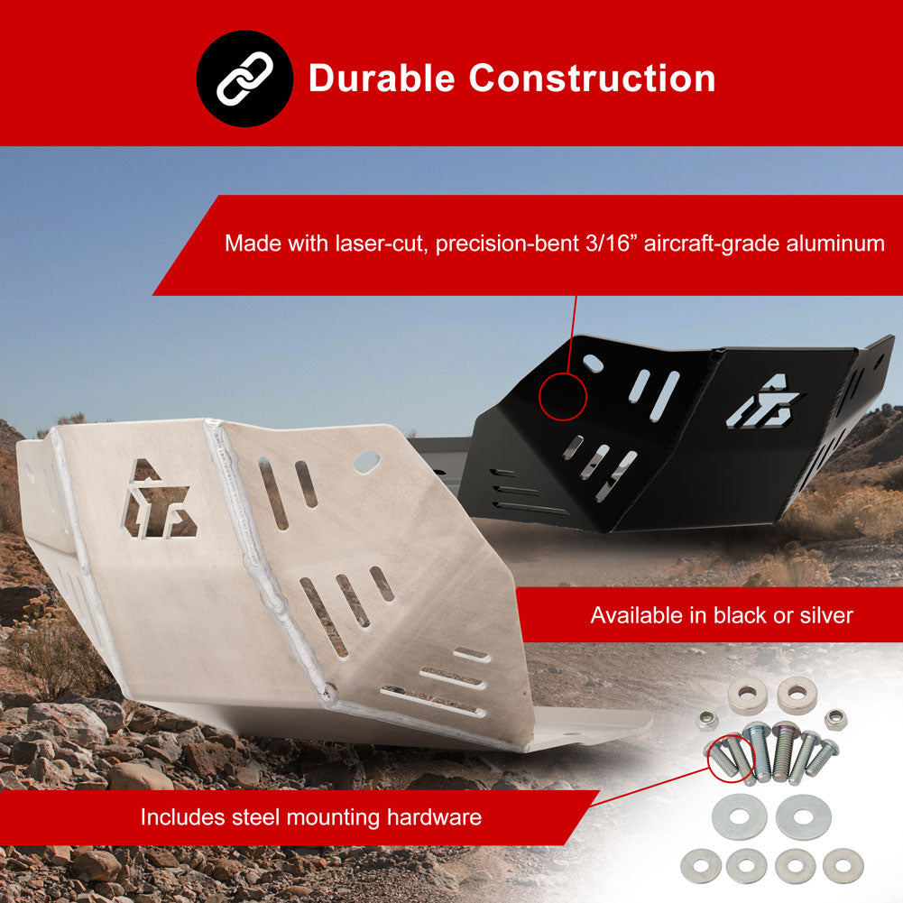 Tusk Aluminum Skid Plate Kawasaki KLR650 2022–2026