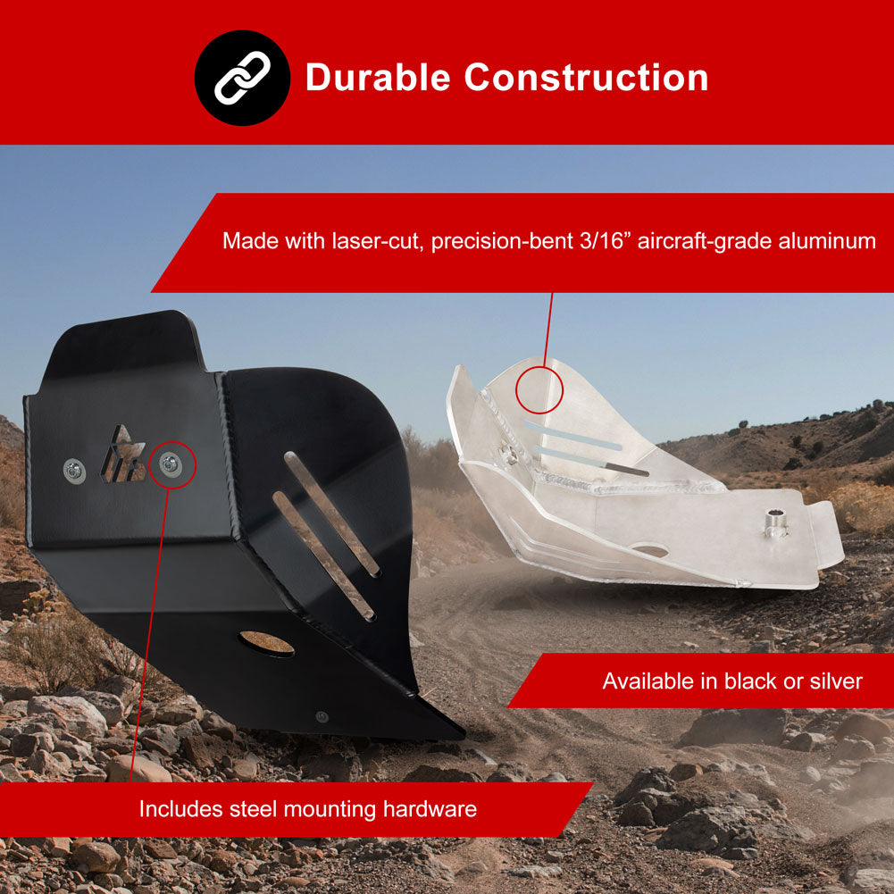 Tusk Aluminum Skid Plate Kawasaki KLX230 2020–2023