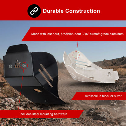 Tusk Aluminum Skid Plate Kawasaki KLX230 2020–2023