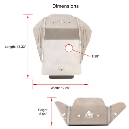 Tusk Aluminum Skid Plate Kawasaki KLX230 2020–2023