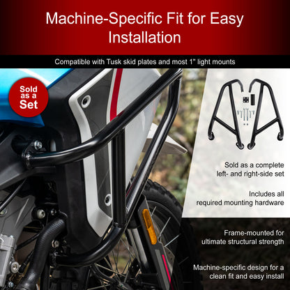 Tusk Crash Bars - Engine Guards CFMOTO IBEX 450 2025–2026 - Adventure Parts
