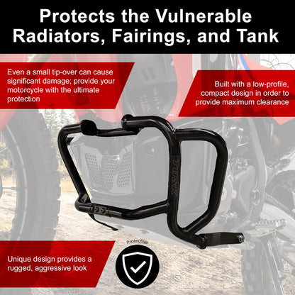 Tusk Crash Bars Engine Guards Honda CRF300L Rally 2021–2024