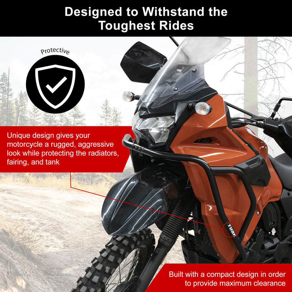 Tusk Crash Bars Engine Guards Kawasaki KLR650 2022–2026