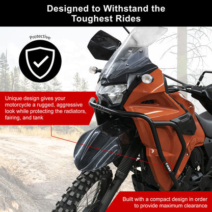 Tusk Crash Bars Engine Guards Kawasaki KLR650 2022–2026
