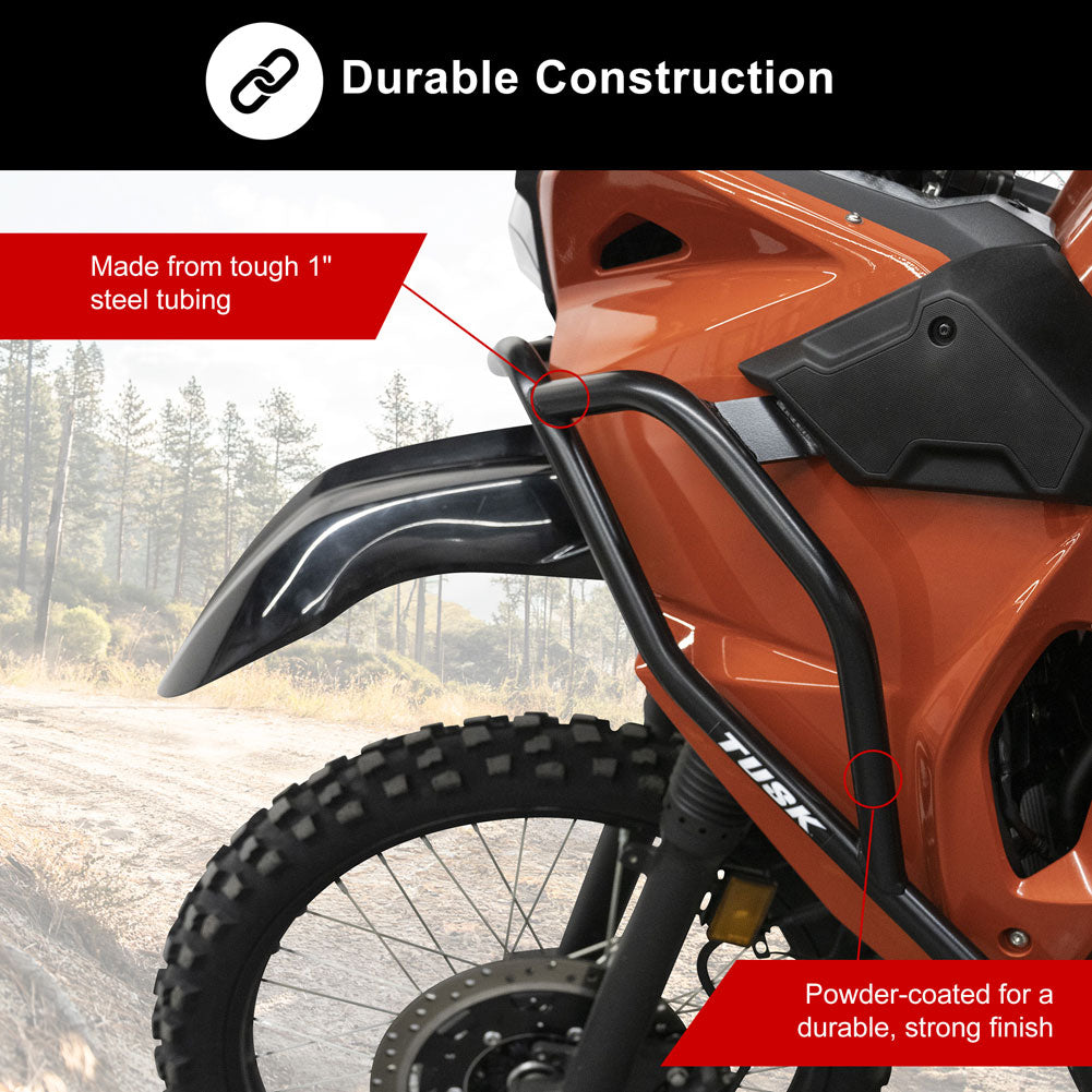 Tusk Crash Bars Engine Guards Kawasaki KLR650 2022–2026