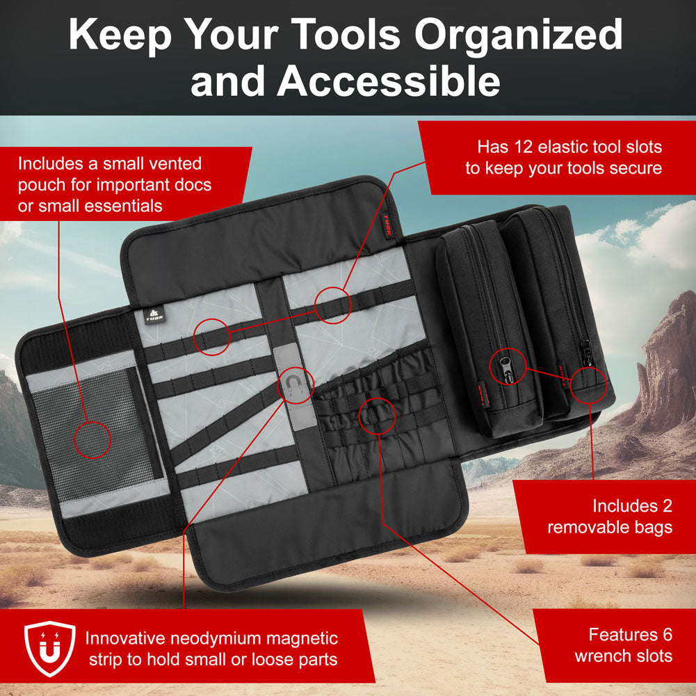 Tusk Delano Tool Roll - Adventure Parts