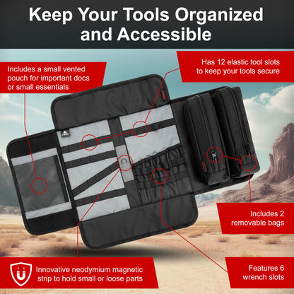 Tusk Delano Tool Roll - Adventure Parts