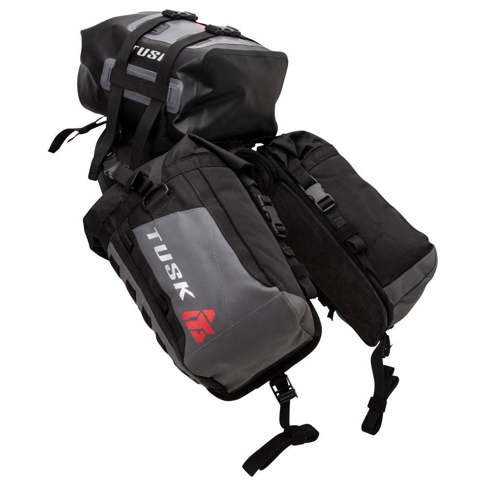 Tusk Soft Motorcycle Luggage Mounting System – Fits Tusk Pannier Racks – Black 1885080001