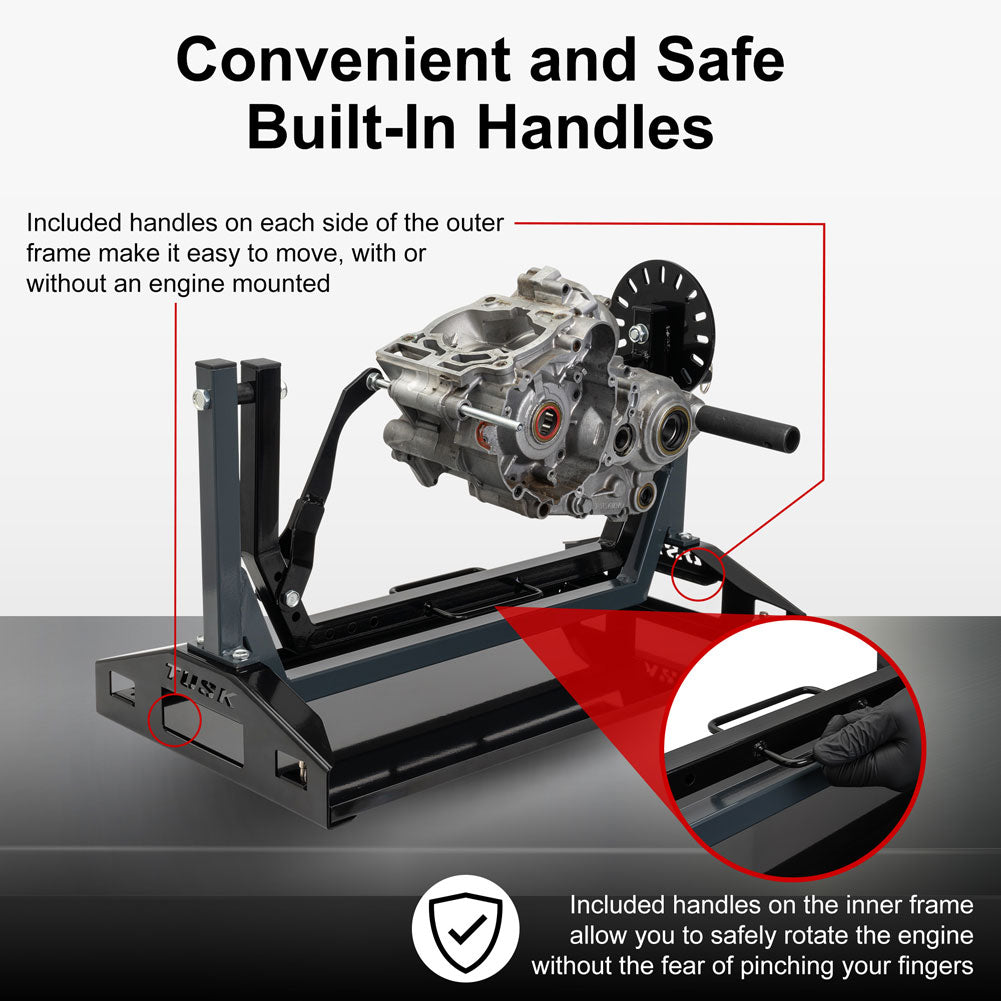 Tusk Motorcycle Engine Stand - Adventure Parts