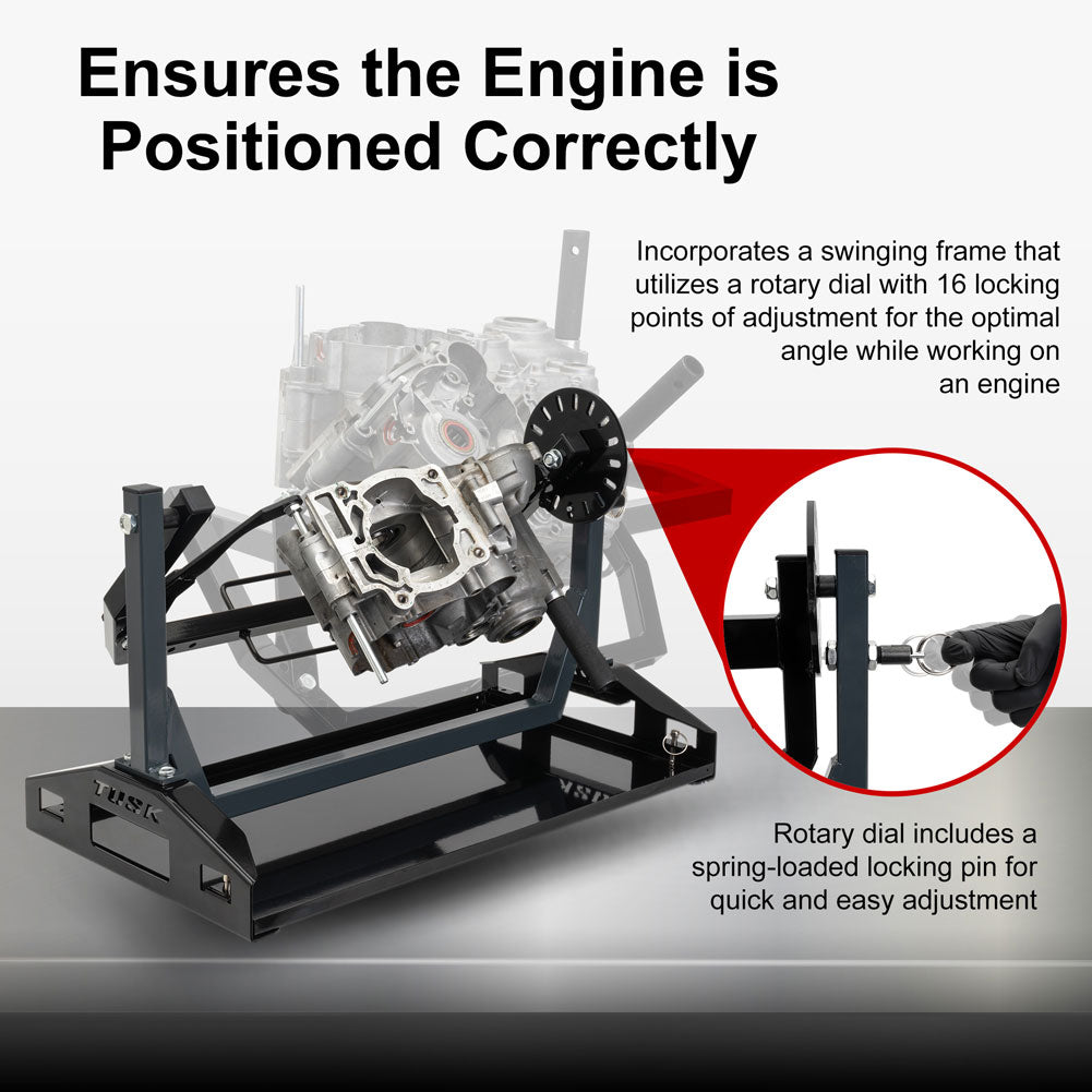 Tusk Motorcycle Engine Stand - Adventure Parts