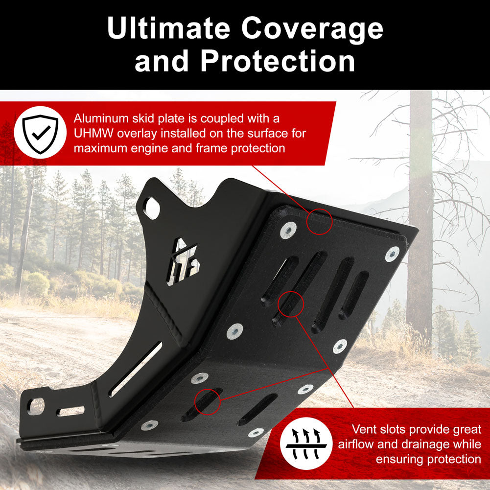 Tusk Quiet Glide E-Motorcycle Skid Plate Sur-Ron Light Bee X 2018–2025