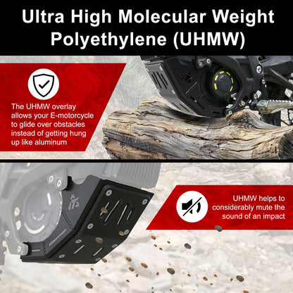 Tusk Quiet Glide E-Motorcycle Skid Plate Sur-Ron Light Bee X 2018–2025