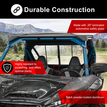 Tusk Sliding Rear Glass Window Kawasaki Teryx KRX 1000 2020-2026