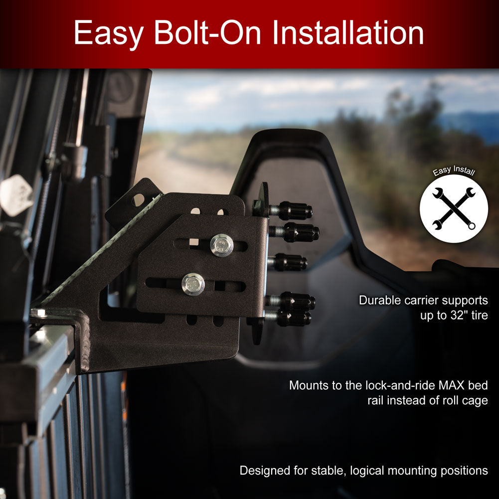 Tusk Spare Tire Carrier Combo Kit Polaris XPEDITION ADV 5 Northstar 2024–2026 - Adventure Parts