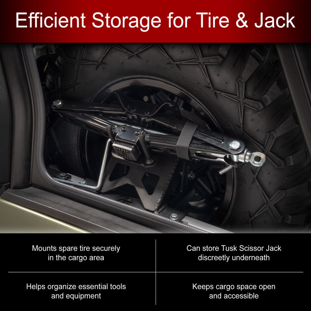 Tusk Spare Tire Carrier Combo Kit Polaris XPEDITION ADV 5 Northstar 2024–2026 - Adventure Parts