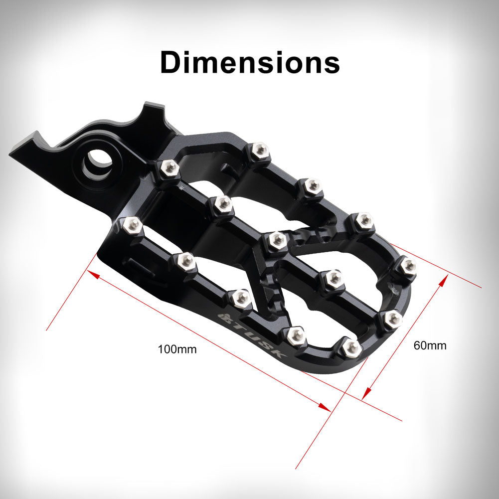 Tusk Strike Billet Moto Foot Pegs KTM 105 SX 1998-2016