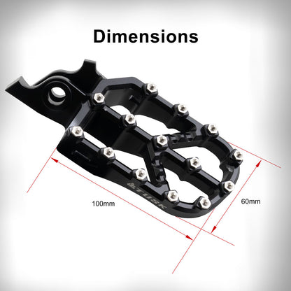 Tusk Strike Billet Moto Foot Pegs KTM 105 SX 1998-2016