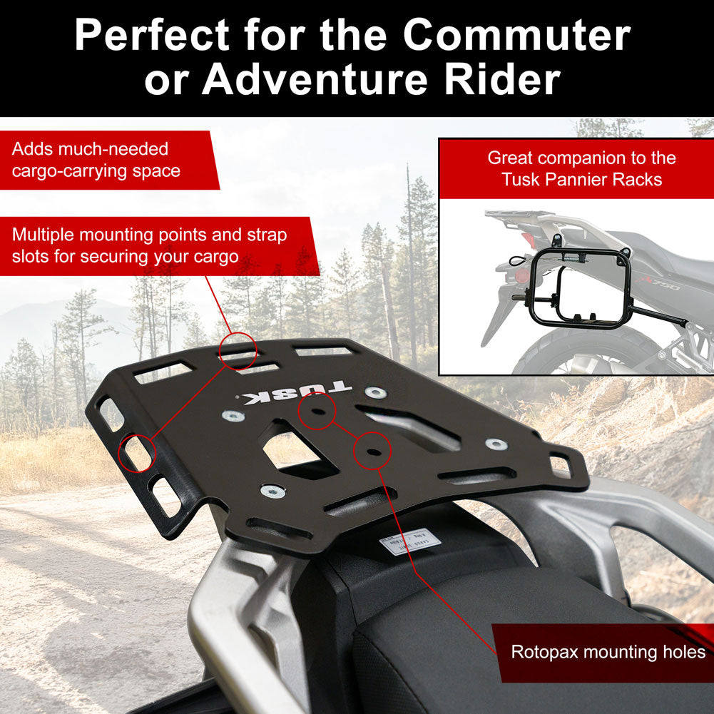 Tusk Top Rack Honda Transalp XL750 2024–2025