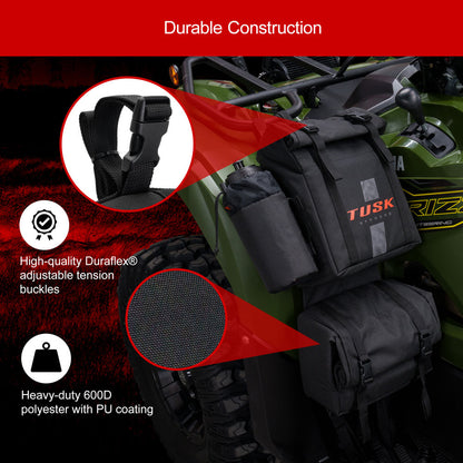 Tusk Trail-Runner Zipperless ATV Fender Bag Honda TRX 200/D 1984-2026