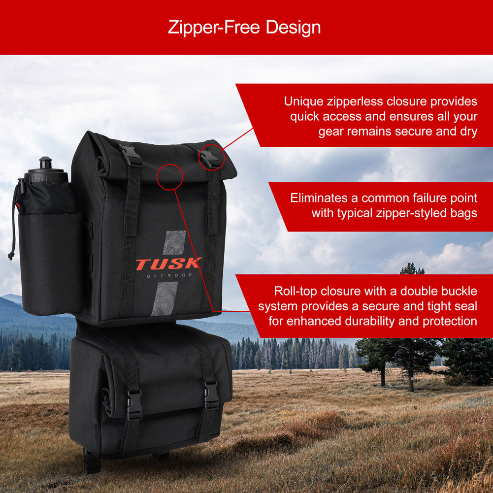 Tusk Trail-Runner Zipperless ATV Fender Bag Honda TRX 200/D 1984-2026