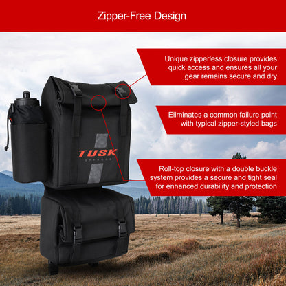 Tusk Trail-Runner Zipperless ATV Fender Bag Honda TRX 200/D 1984-2026