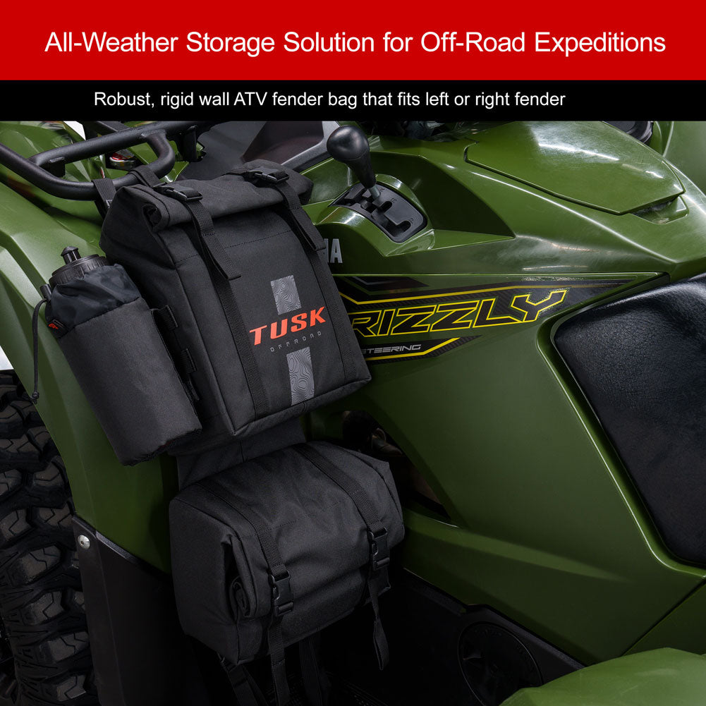 Tusk Trail-Runner Zipperless ATV Fender Bag Honda TRX 200/D 1984-2026