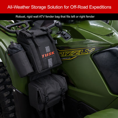 Tusk Trail-Runner Zipperless ATV Fender Bag Honda TRX 200/D 1984-2026