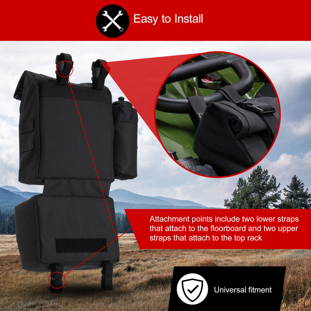 Tusk Trail-Runner Zipperless ATV Fender Bag Honda TRX 200/D 1984-2026