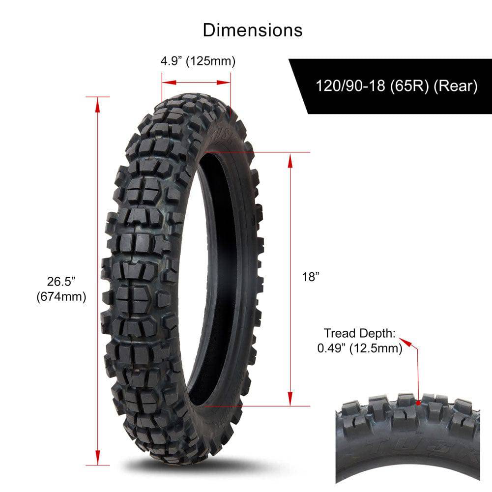 Tusk Waypoint Adventure Motorcycle Tire