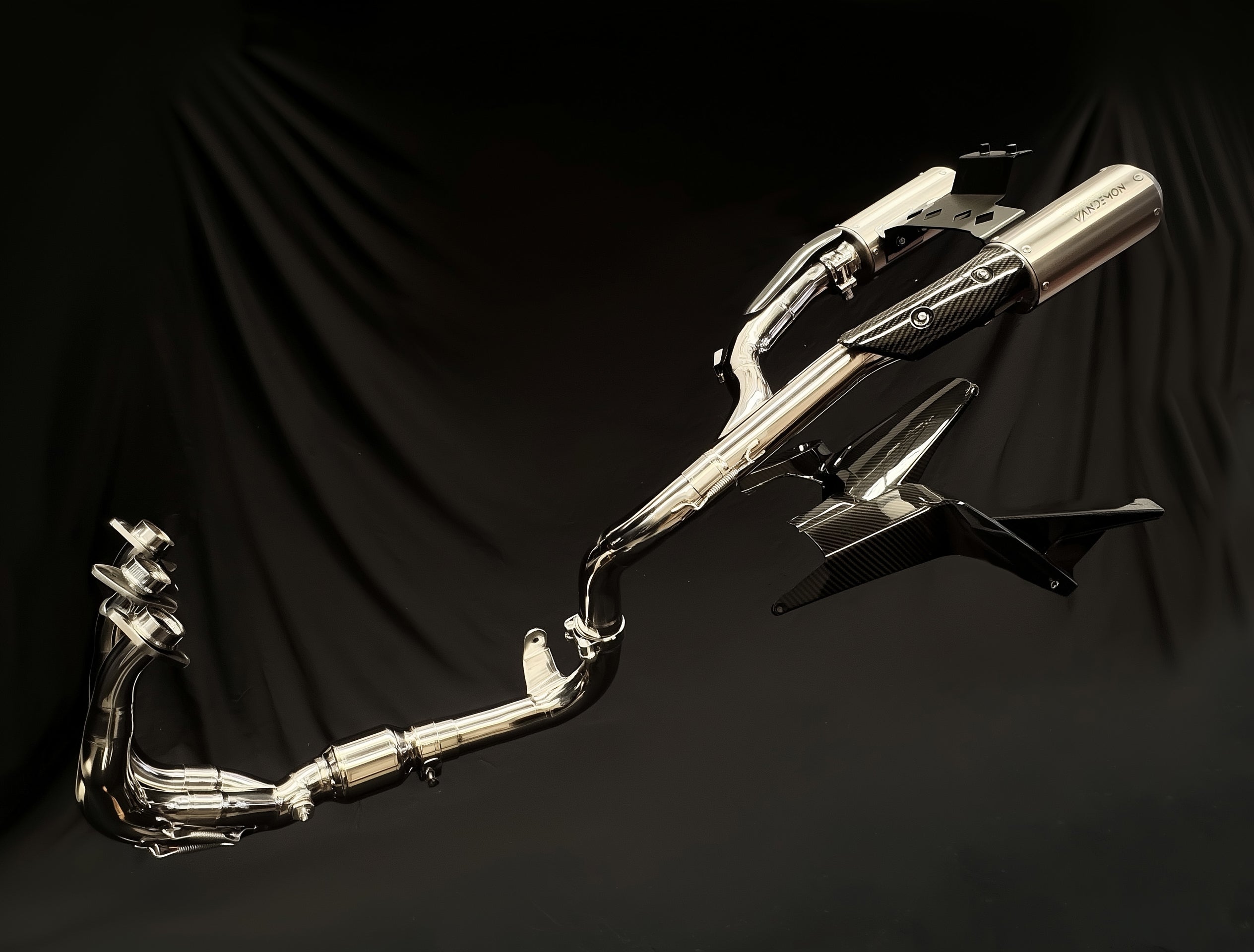 TH様 Vandemon High Mount Titanium Exhaust System CFMOTO 675SR-R