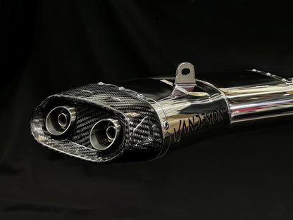 Vandemon Exhaust Stainless Steel Low Mount System CFMOTO 450NK 2023-2024