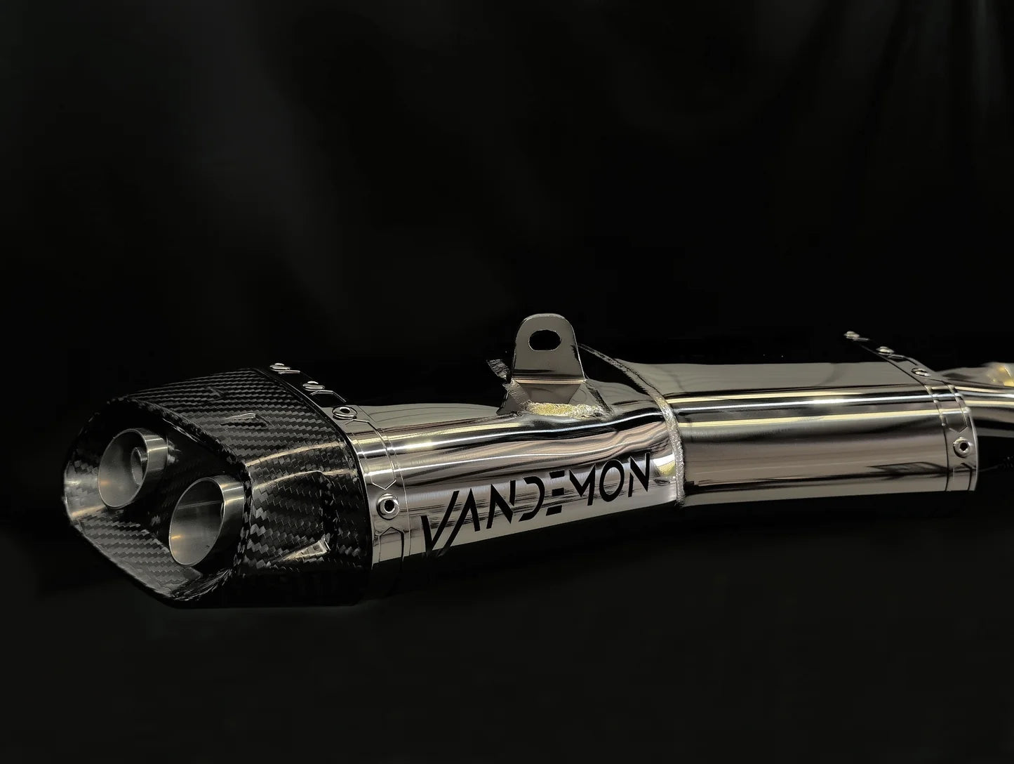 Vandemon Exhaust Stainless Steel Low Mount System CFMOTO 450NK 2023-2024