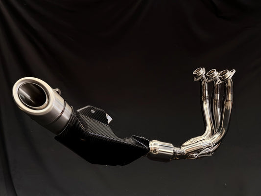 Vandemon Slash Cut Low Mount Titanium Exhaust System CFMOTO 675SR-R, 675SR-S, 675SS, 675NK 2024-2025