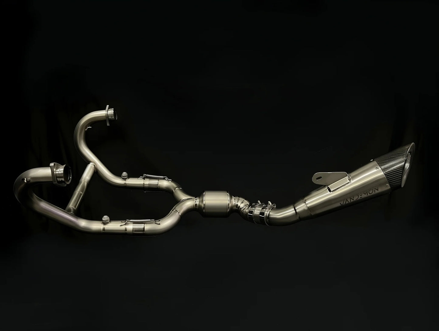 Vandemon Exhaust System with Brushed Headers BMW R NINE T 2014-2023 - Adventure Parts