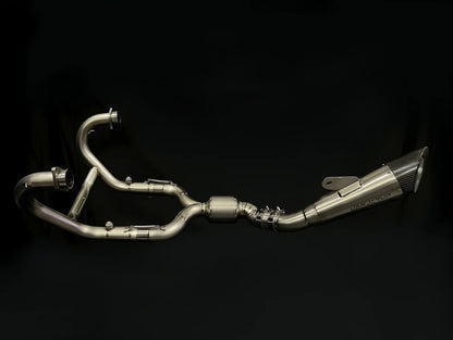 Vandemon Exhaust System with Brushed Headers BMW R NINE T 2014-2023 - Adventure Parts