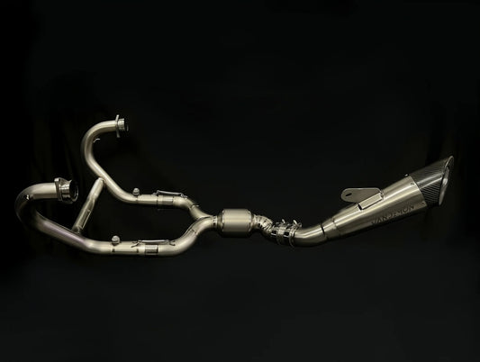 Vandemon Exhaust System with Brushed Headers BMW R NINE T 2014-2023 - Adventure Parts