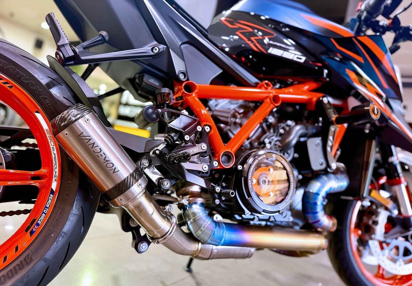 Vandemon Single Shot Titanium Exhaust System KTM Superduke 1290/1390R/RR 2020-2025
